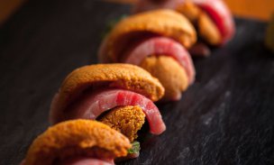 極上ウニと村上牛の贅沢巻き&ヒレ肉のレアカツも!2時間飲み放題の極上コース 5,000円
