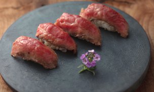 【2時間飲み放題】黒毛和牛の握り&甘豚と農園しゃぶしゃぶを満喫!デザート付きの全7品コース 4,500円